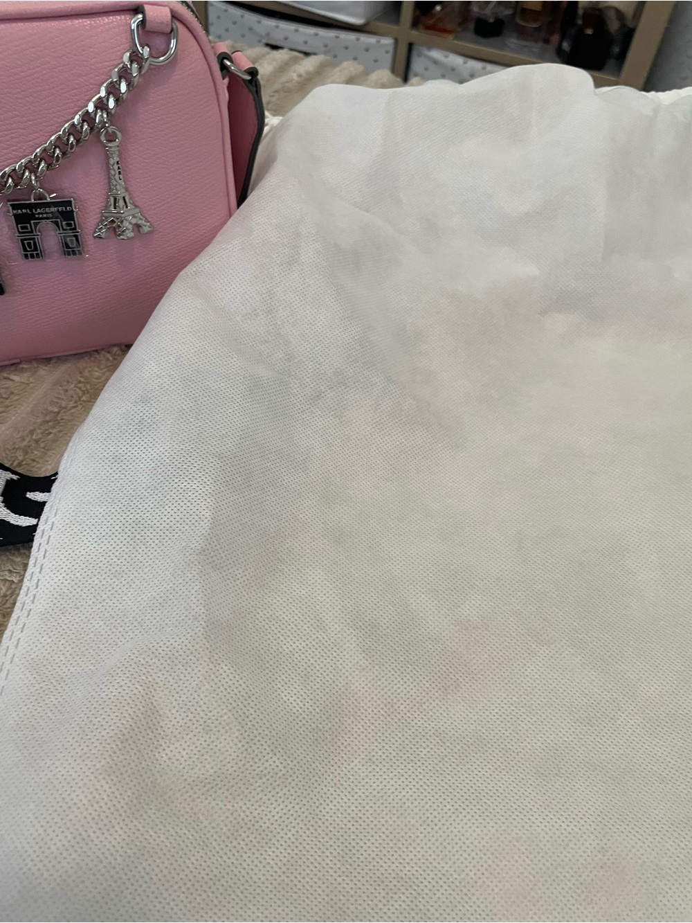 Karl Lagerfeld Pink Crossbody Bag - Picture 8 of 16